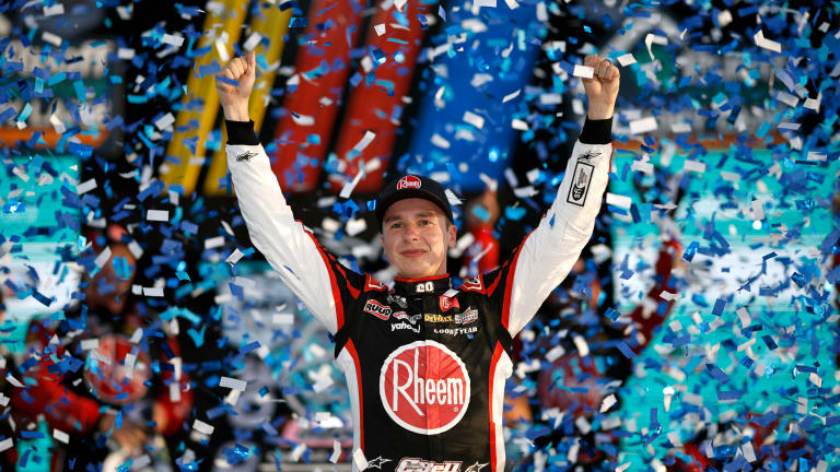 Bell rings in win at Miami, moves to NASCAR Cup Championship 4 (full stats, VIDEOS, transcript)